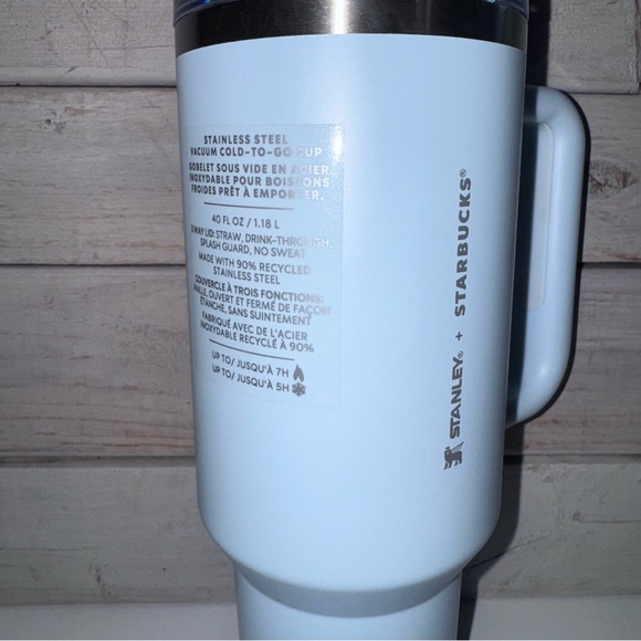 Stanley x Starbucks 40oz Quencher Tumbler - Spring Cinderella Blue - NWT, 2024 - Picture 2 of 10
